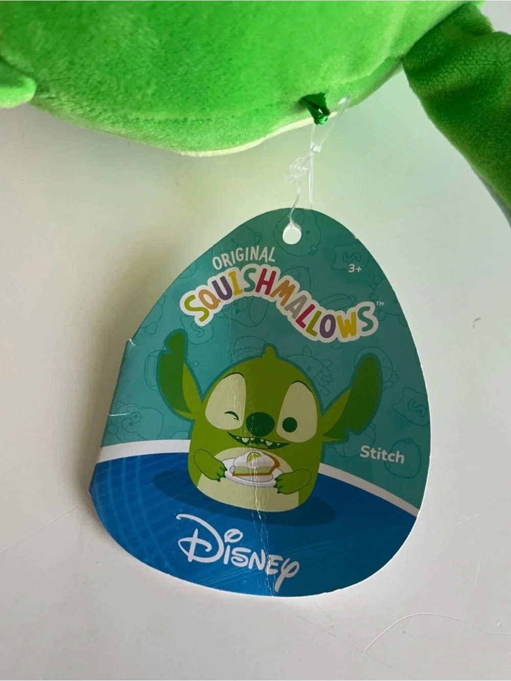 Small Disney Squishmallows Lilo & Stitch Plush Key Lime Pie and Chefs Hat